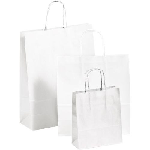 Sac en papier avec poignées torsadées L - image 3